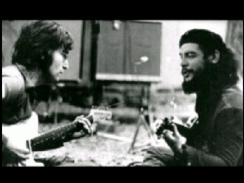 lennon & che playing guitar